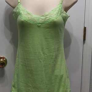 Lace trim camisole top